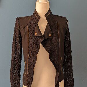 Black lace jacket